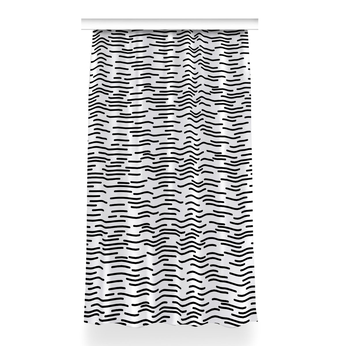 Klasyczna zasłona kolory 150x260 Przerywane linie, Fabricsy