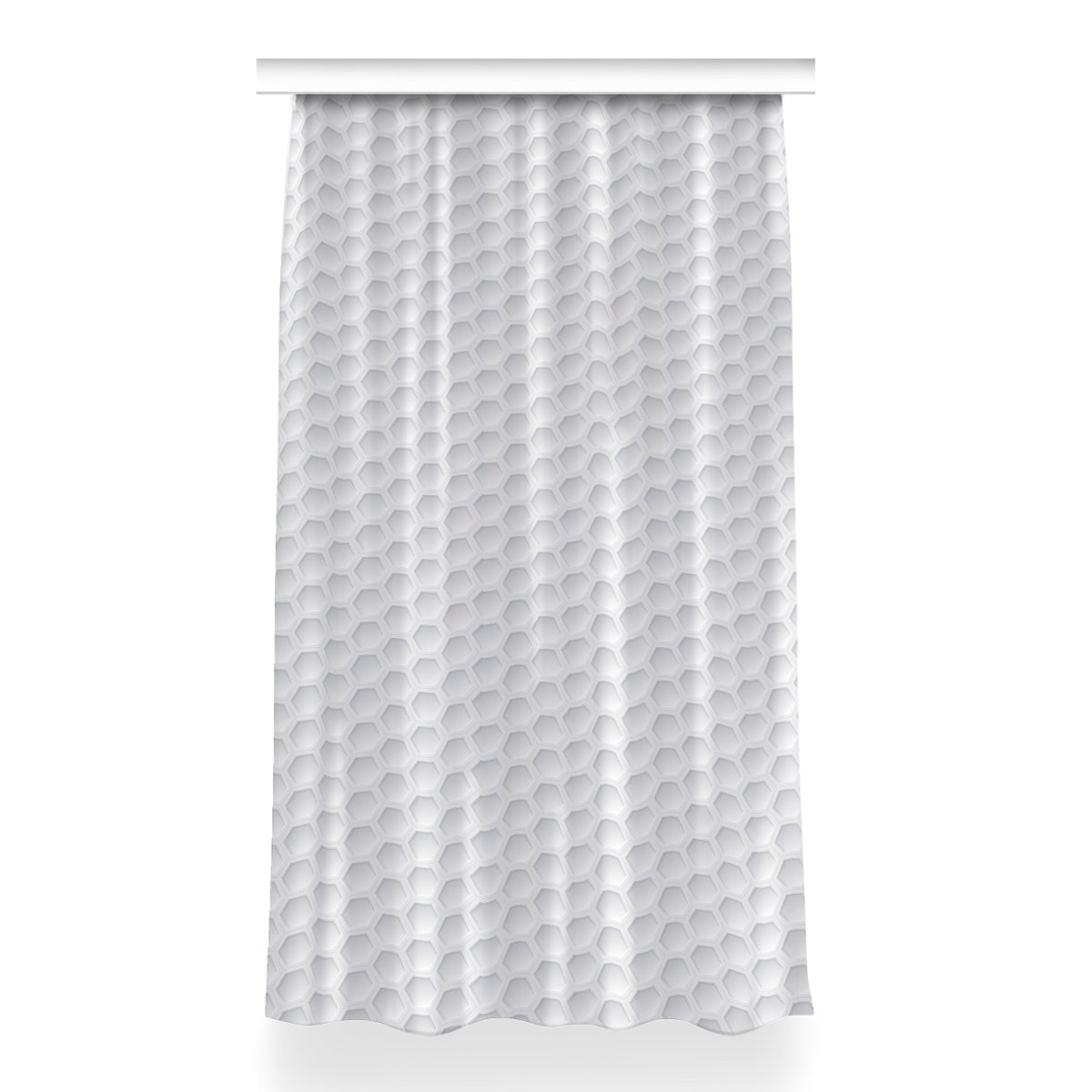Gotowa zasłona 150x260 cm Trójwymiarowe heksagony, Fabricsy