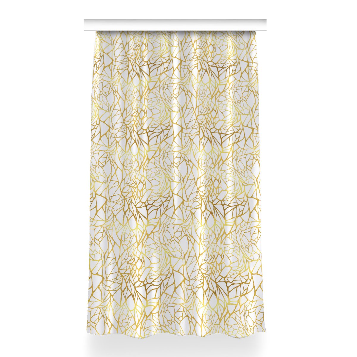 Gotowa zasłona z nadrukiem 150x260 Złoty ornament, Fabricsy