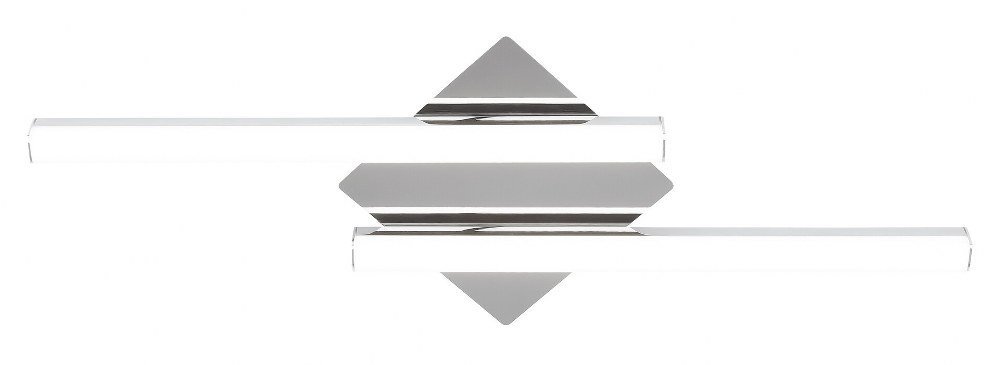 Rabalux Plafon LAMPA sufitowa ANTONIA 5895 kwadratowa OPRAWA ścienna LED 24W listwy do łazienki IP44 chrom 5895