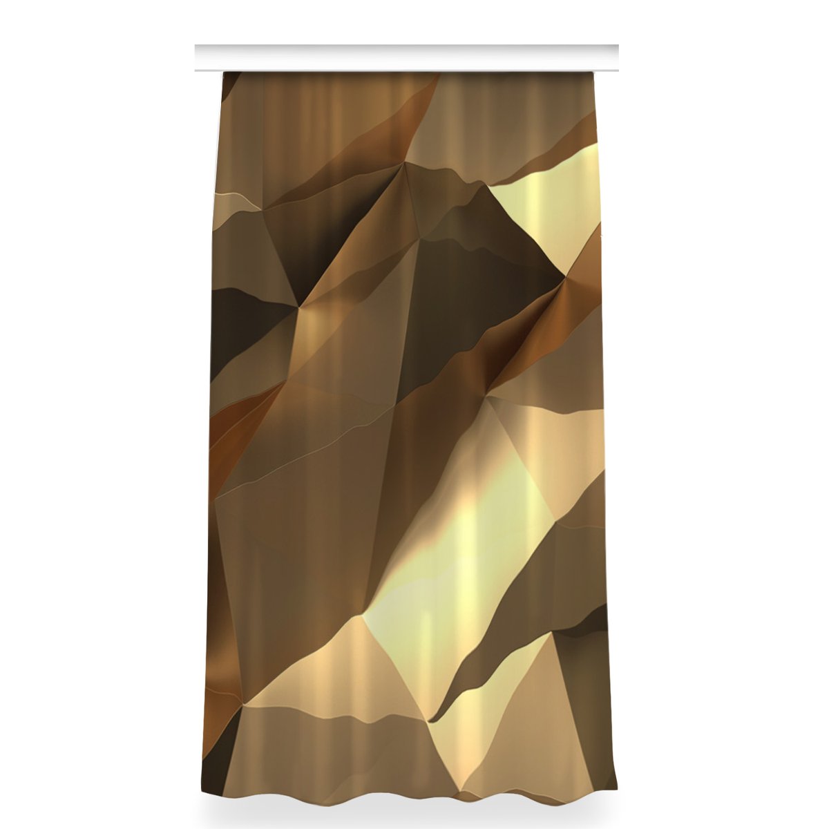 Klasyczna zasłona z nadrukiem 150x280 Złota folia, Fabricsy