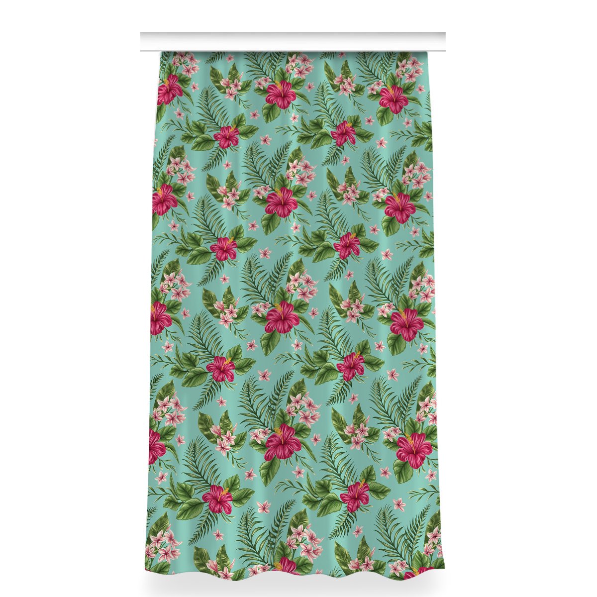 Zasłona z grafiką kolory do pokoju 150x280 Kwiaty, Fabricsy