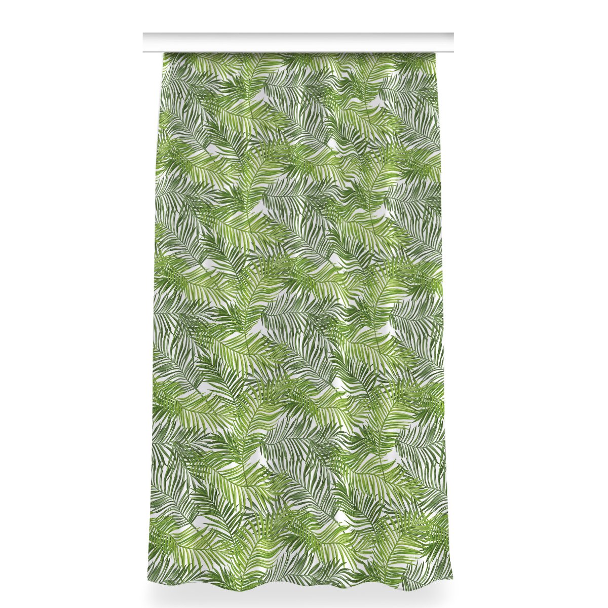 Gotowa zasłona dekor wzór 150x280 Liście palmowy, Fabricsy