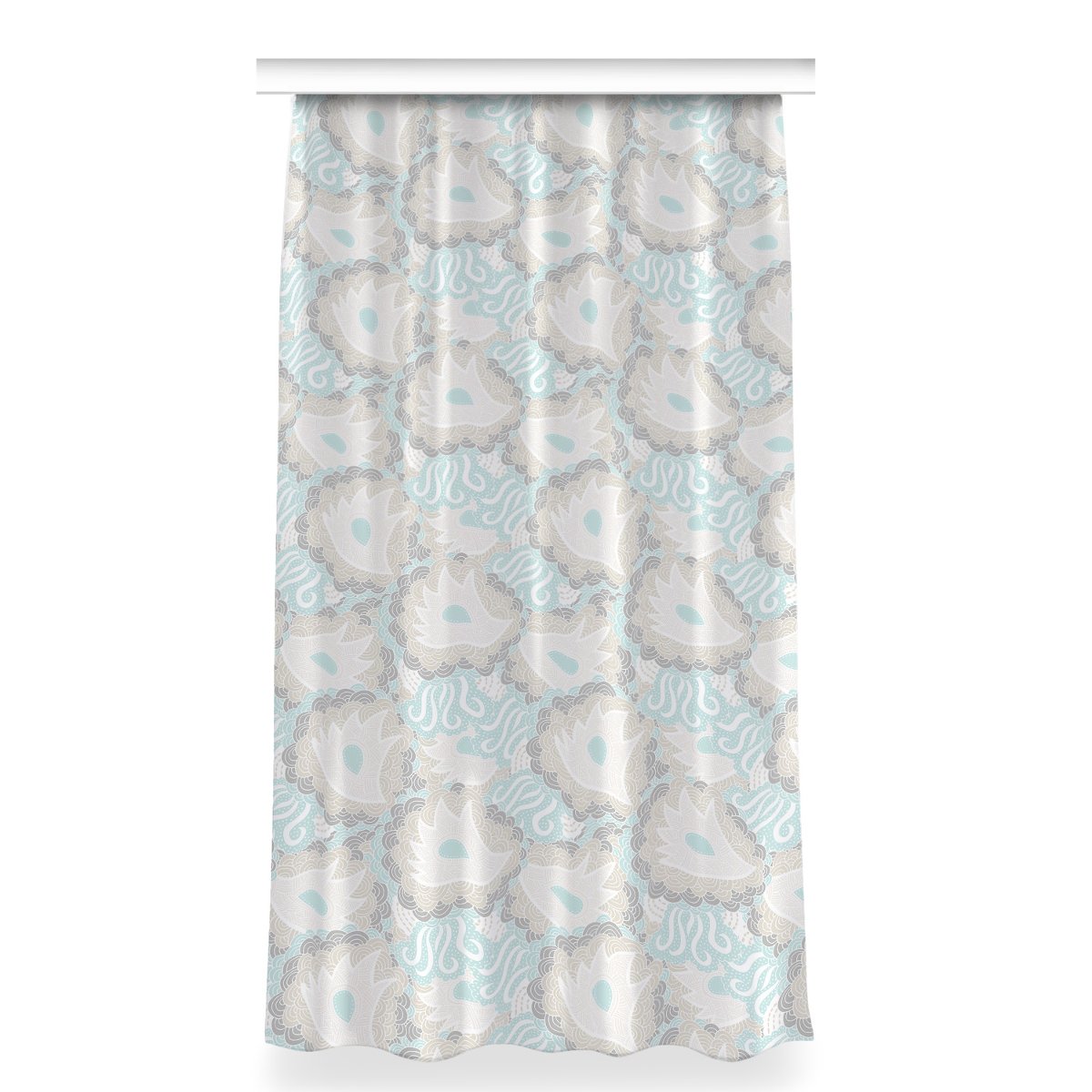 Gotowa zasłona do pokoju 150x280 Kwiaty Pastelowe, Fabricsy