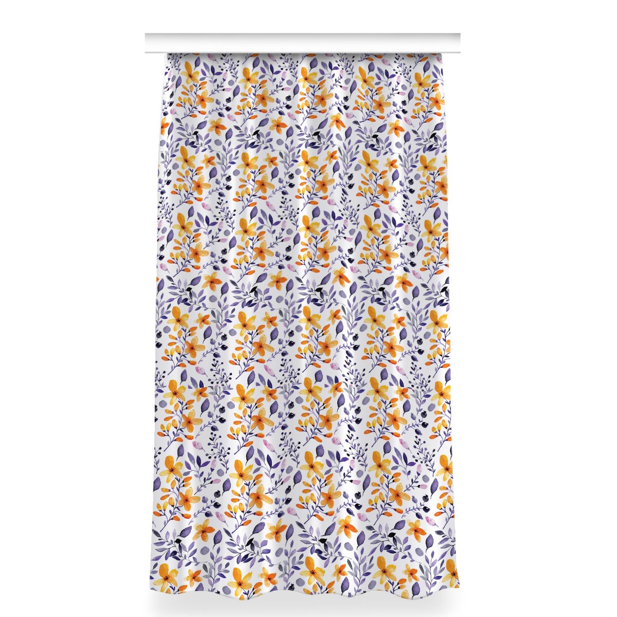 Gotowa zasłona dekor 150x280 Abstrakcyjne kwiaty, Fabricsy