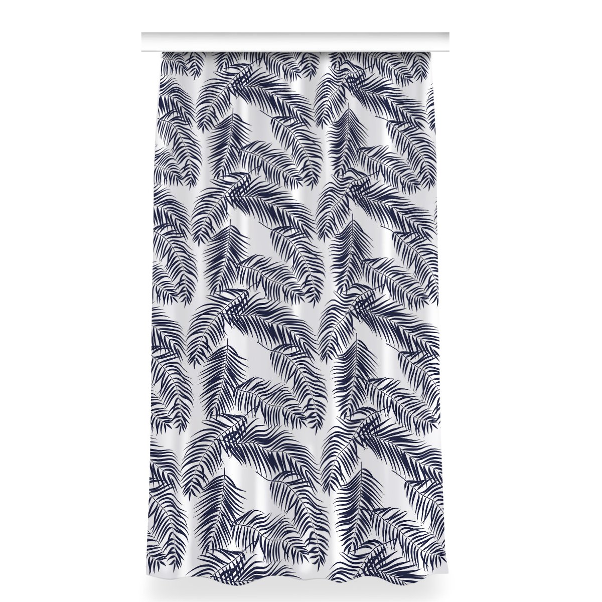 Klasyczna zasłona kolory 150x280 Tropikalna Palma, Fabricsy