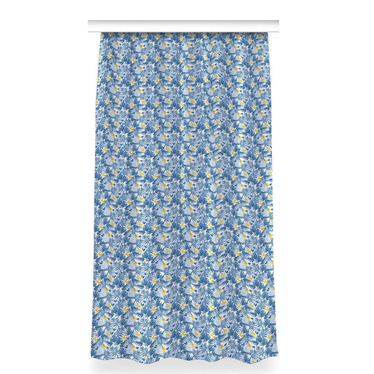Gotowa zasłona wzór 150x280 cm Motyle w tropikach, Fabricsy