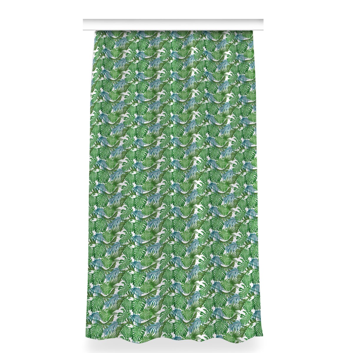 Kolorowa zasłona z nadrukiem wzór 150x280 Monstera, Fabricsy