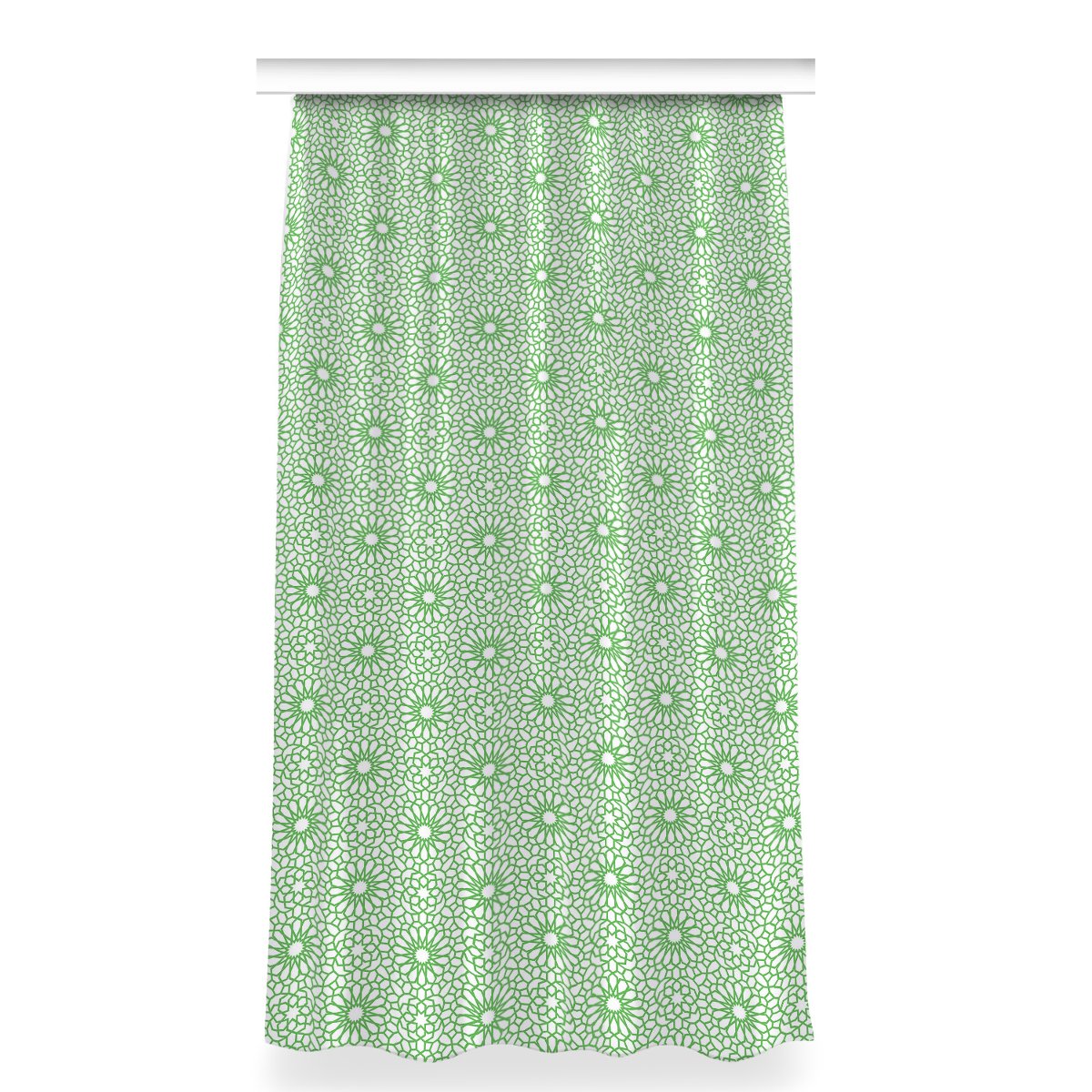 Gotowa zasłona na taśmę 150x280 Orientalne kwiatki, Fabricsy