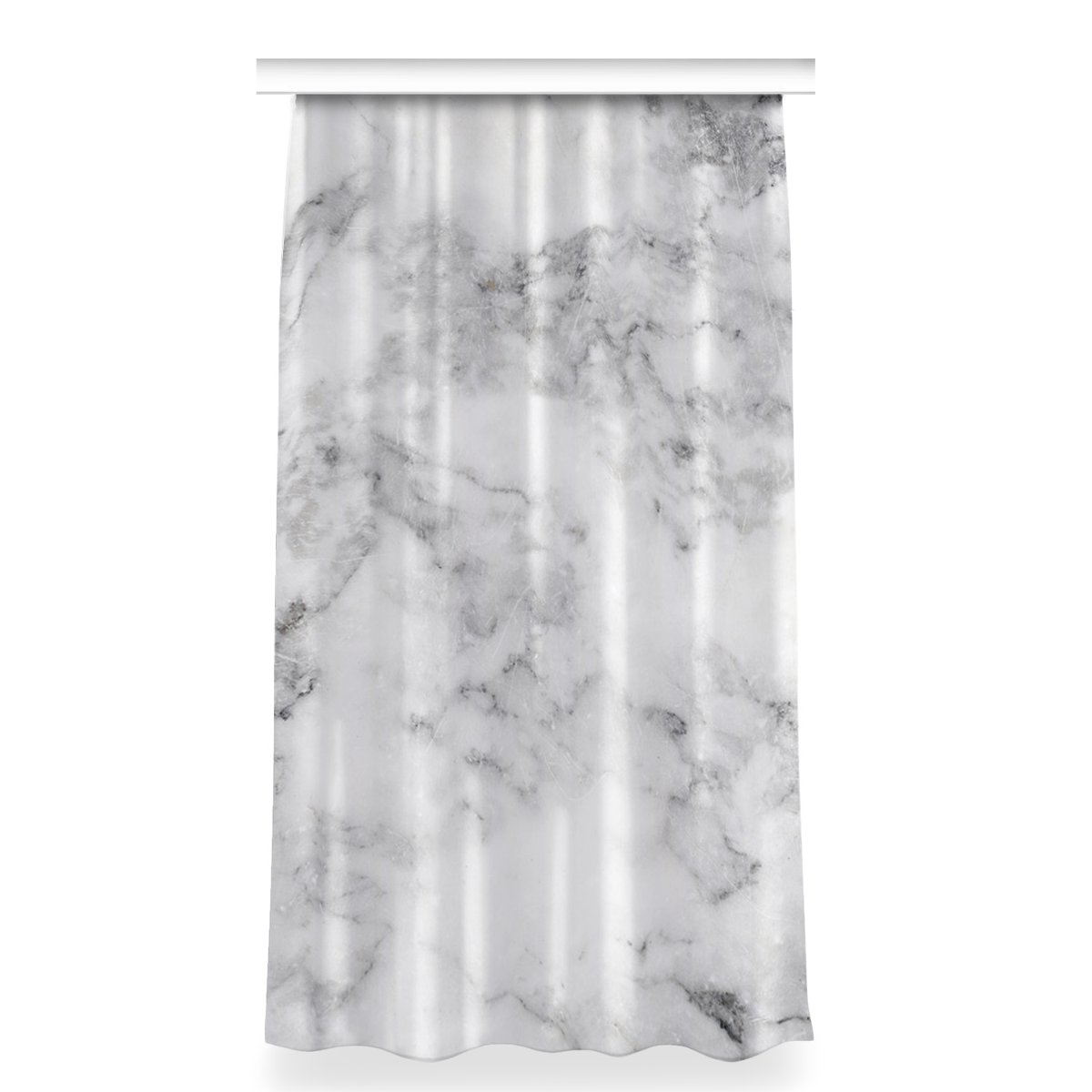 Klasyczna zasłona kolory wzór 150x280 Biały marmur, Fabricsy