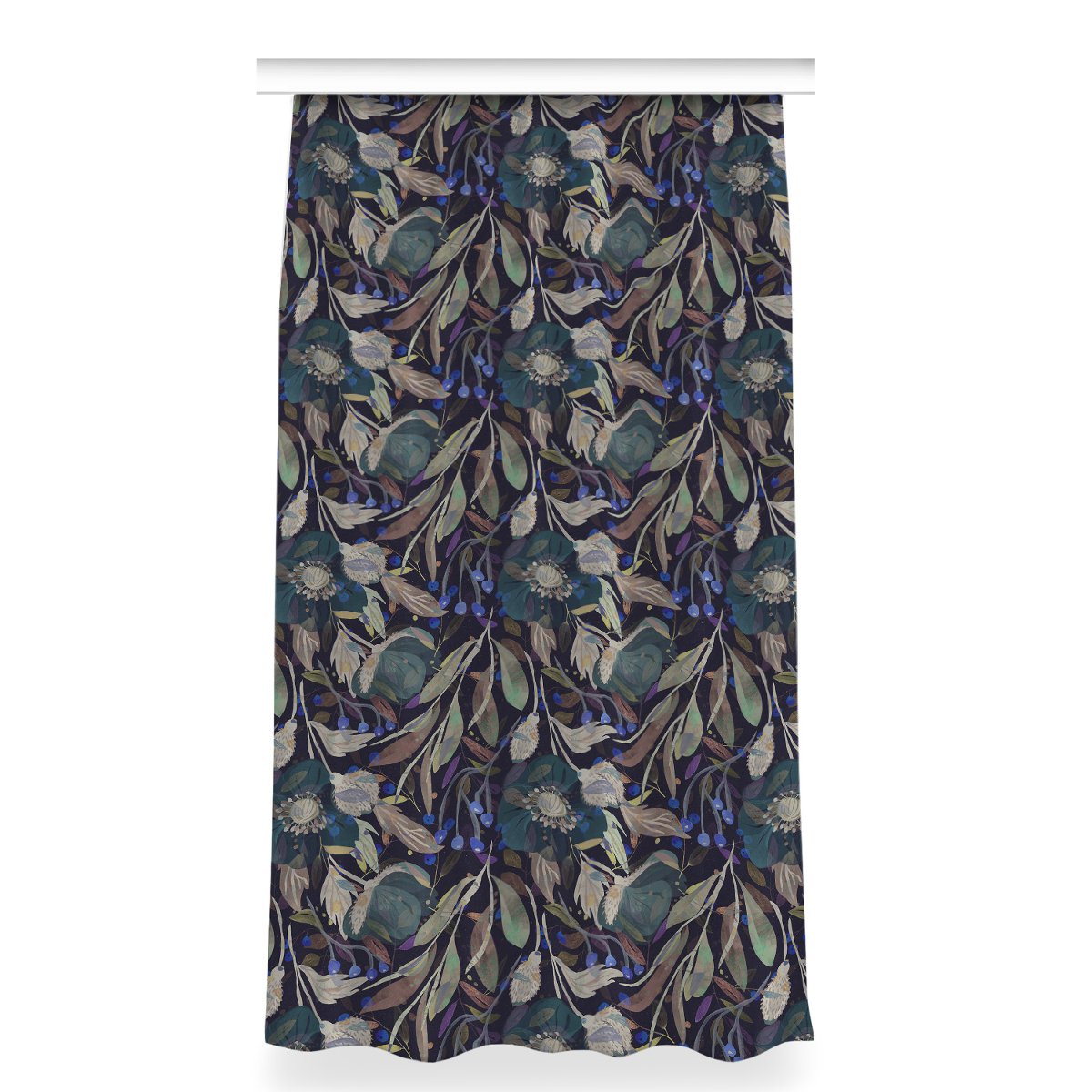 Gotowa zasłona do pokoju 150x280 Wzór botaniczny, Fabricsy