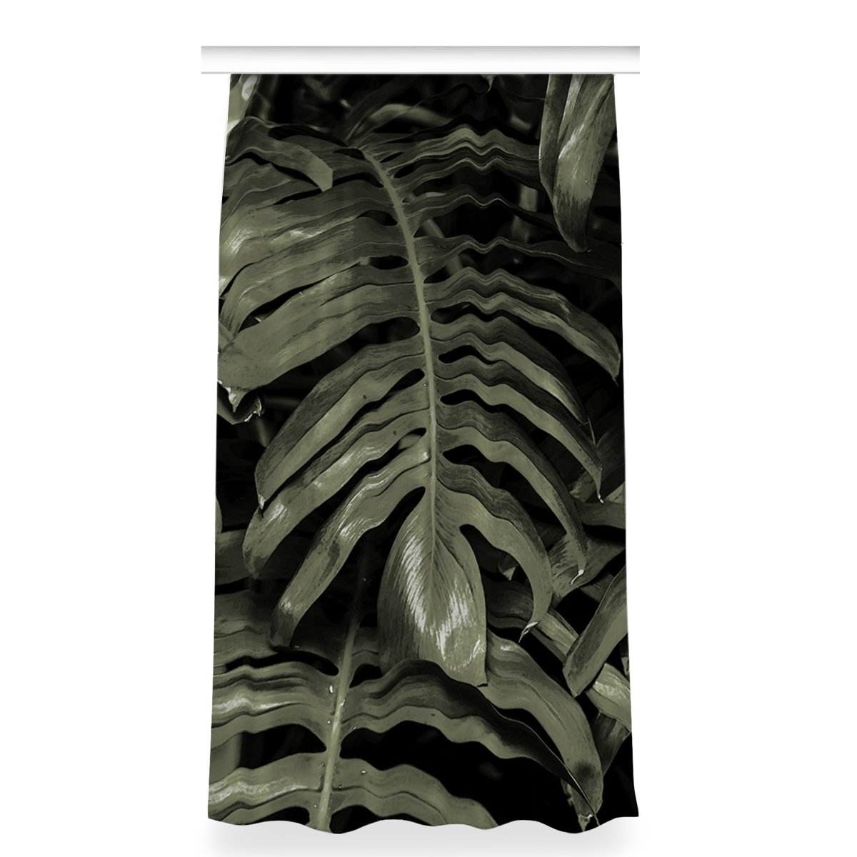 Klasyczna zasłona kolory 150x280 cm Liście bananów, Fabricsy