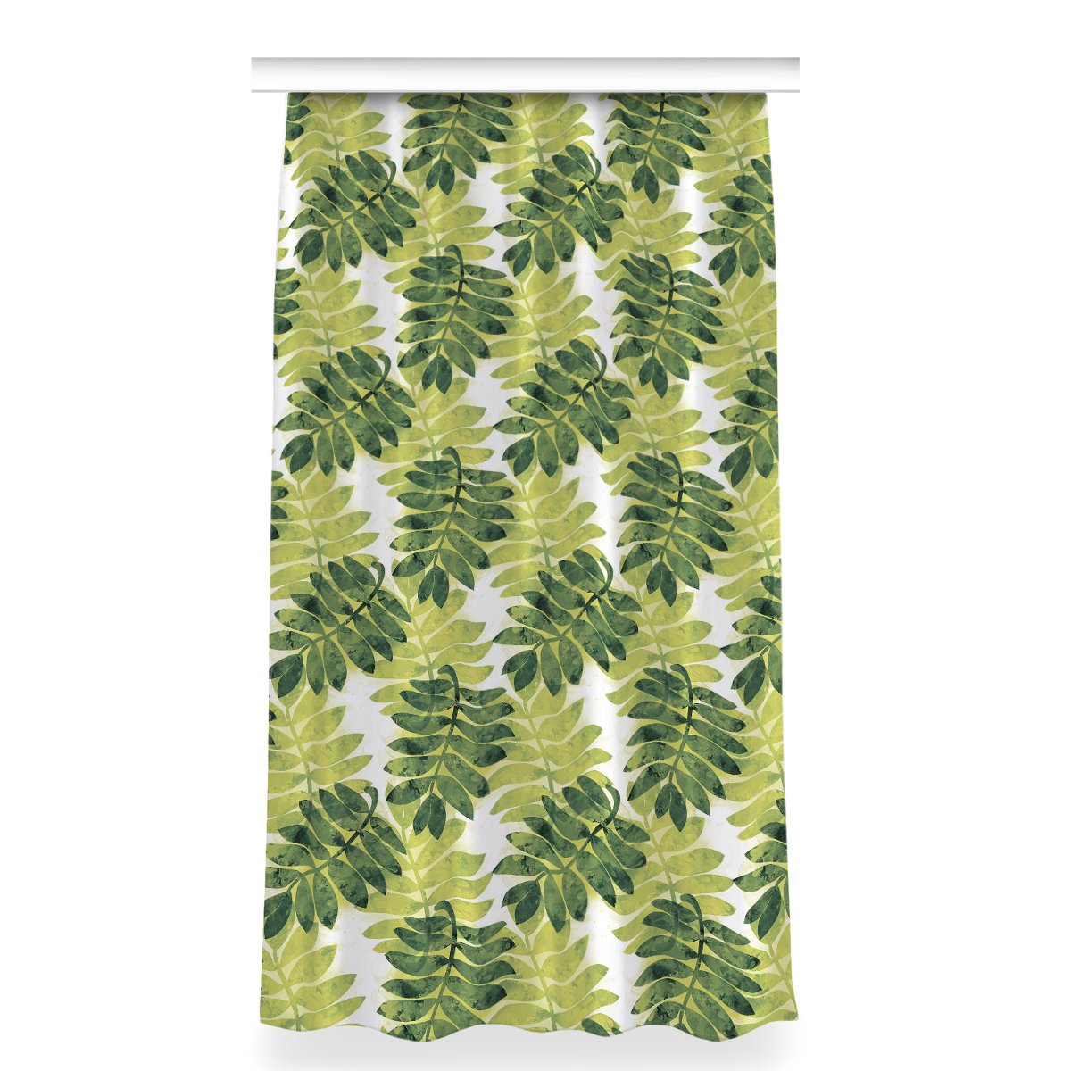 Klasyczna zasłona kolory 150x280 Liście jarzębiny, Fabricsy