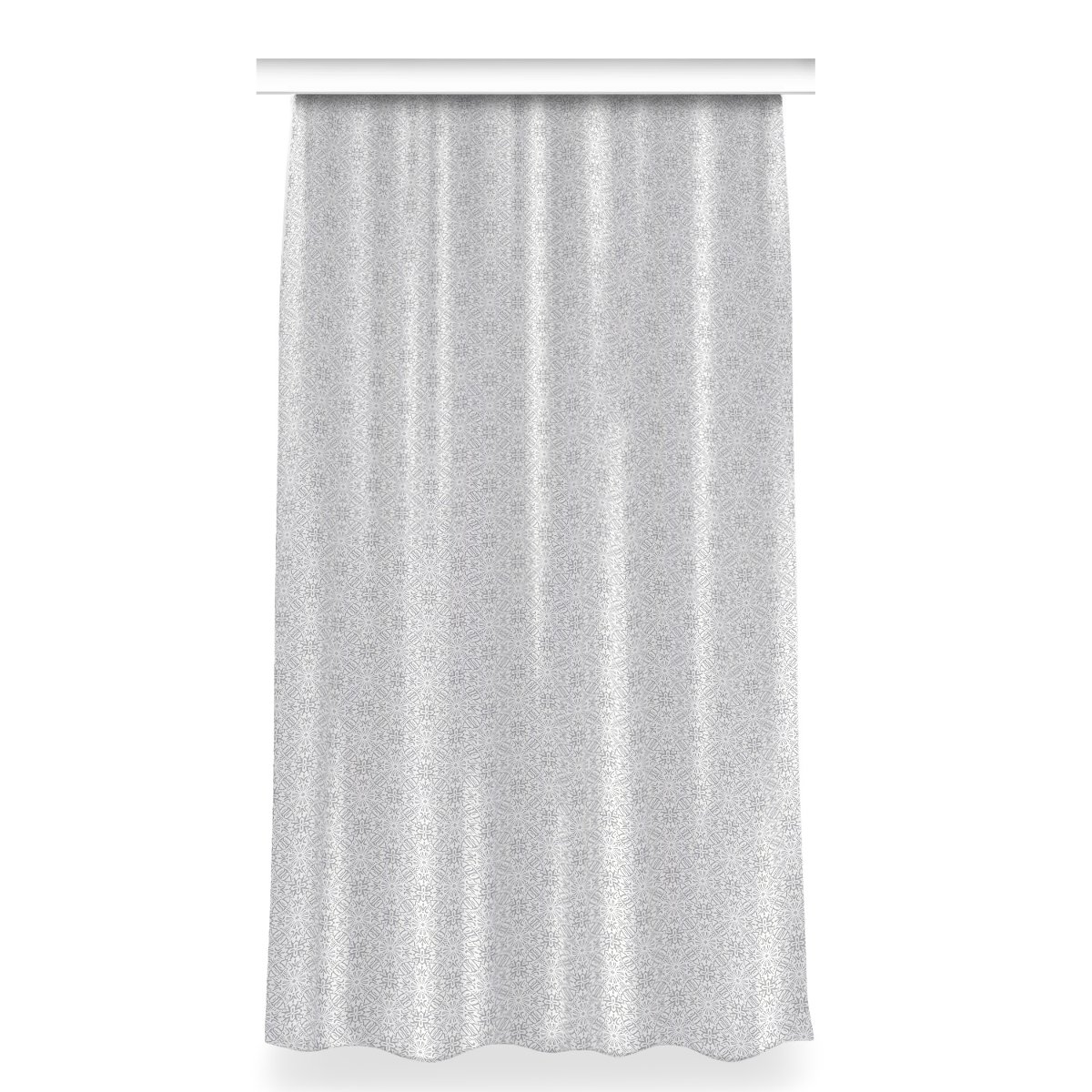 Gotowa zasłona na taśmę 150x280 Kwiatowy ornament, Fabricsy