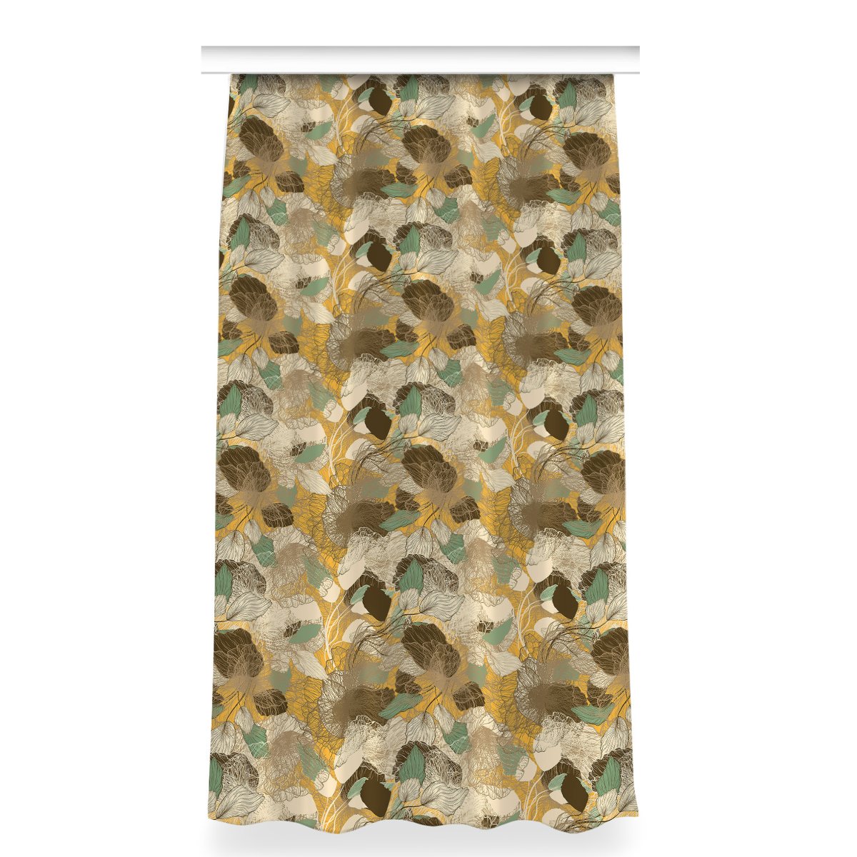 Kolorowa zasłona z nadrukiem 150x280 Retro sztuka, Fabricsy