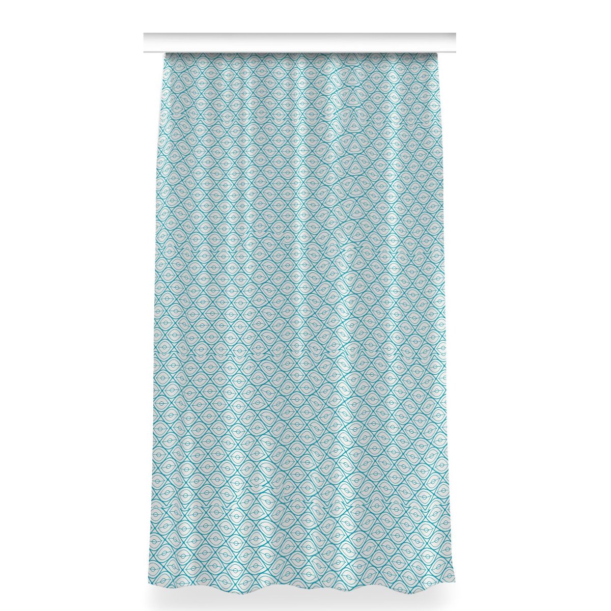 Klasyczna zasłona z nadrukiem 150x280 Retro wzór, Fabricsy