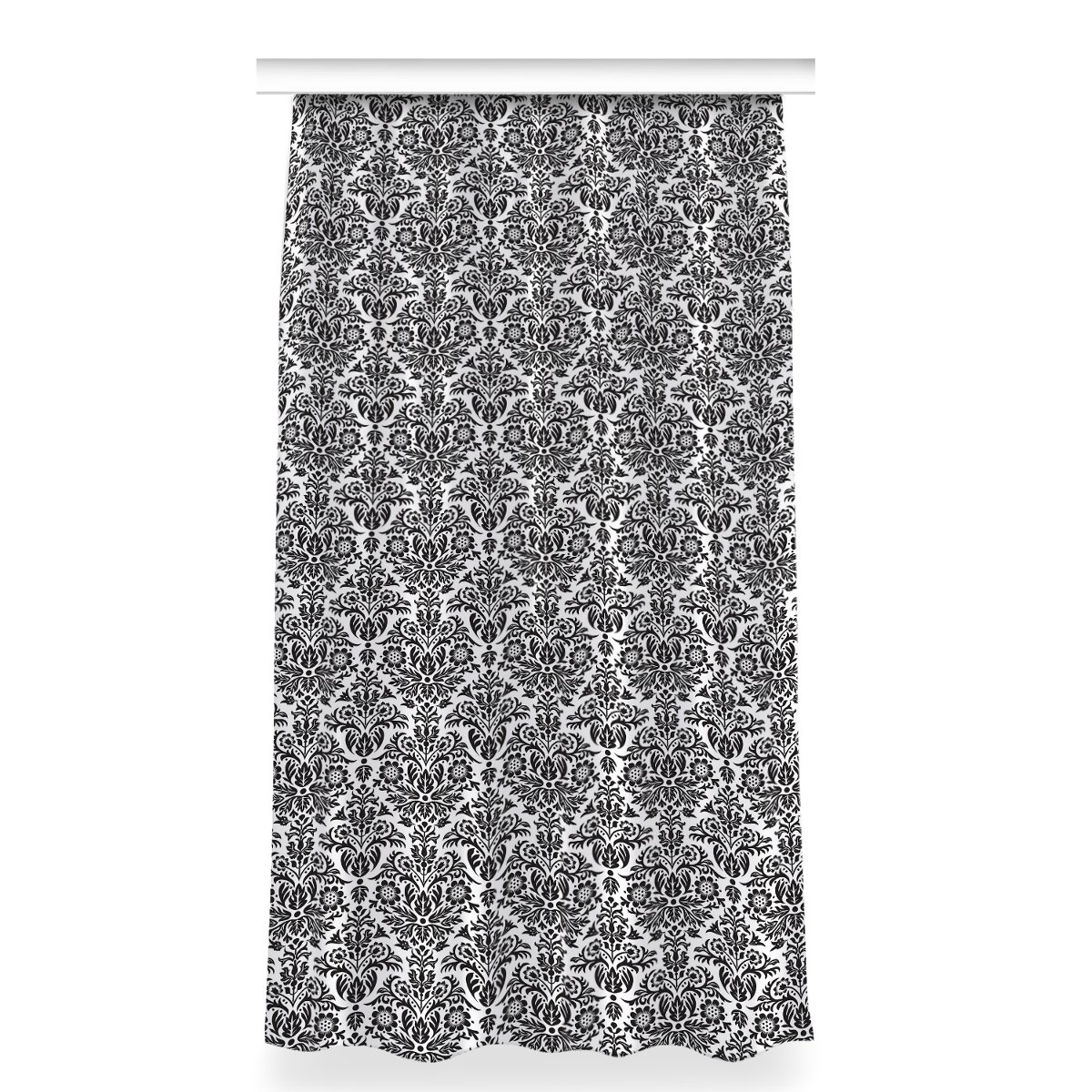 Kolorowa zasłona z nadrukiem 150x280 Kwiatowy wzór, Fabricsy