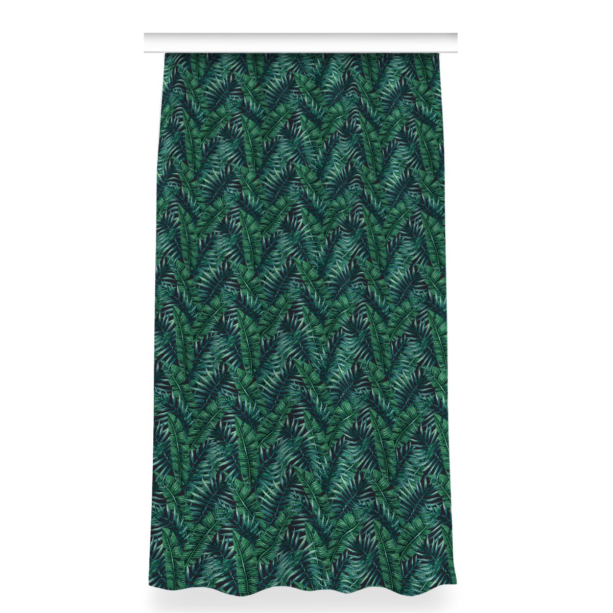 Gotowa zasłona z grafiką 150x280 Tropikalne liście, Fabricsy