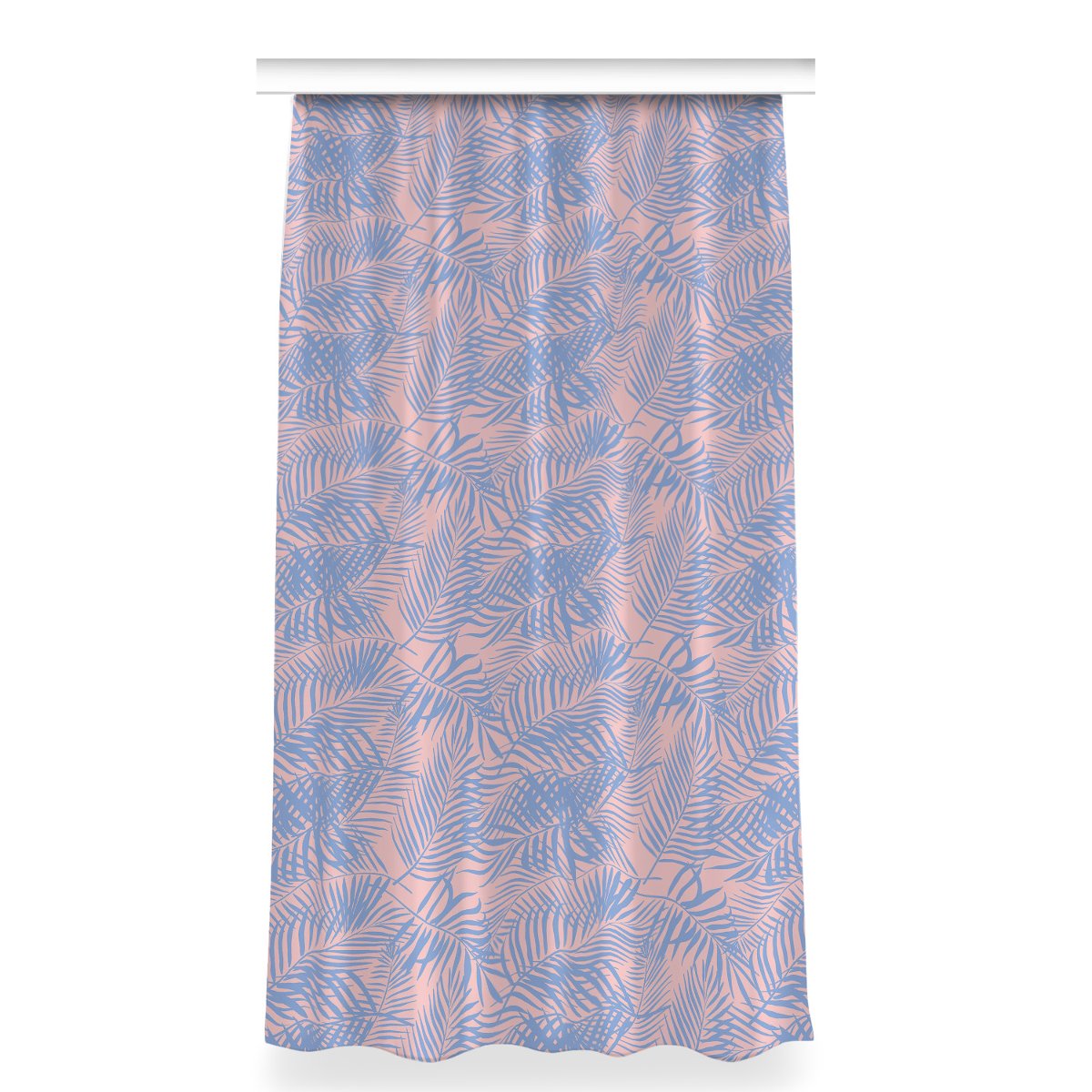Gotowa zasłona do sypialni 150x280 Palmowe liście, Fabricsy