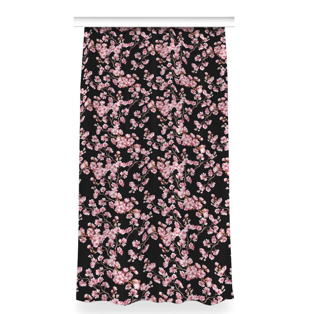 Gotowa zasłona do salonu wzór 150x280 Kwiaty wiśni, Fabricsy