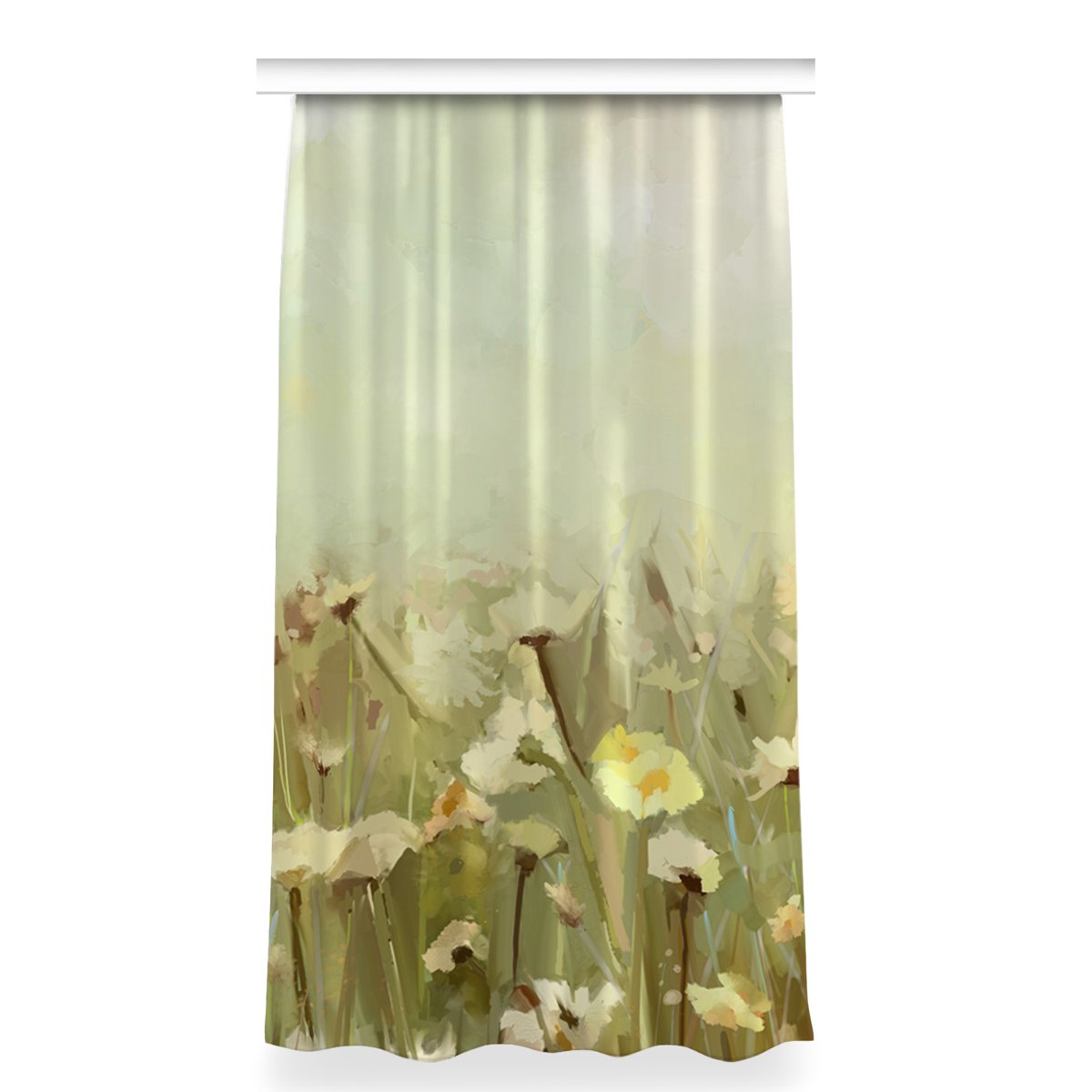 Klasyczna zasłona z nadrukiem 150x280 Polne kwiaty, Fabricsy