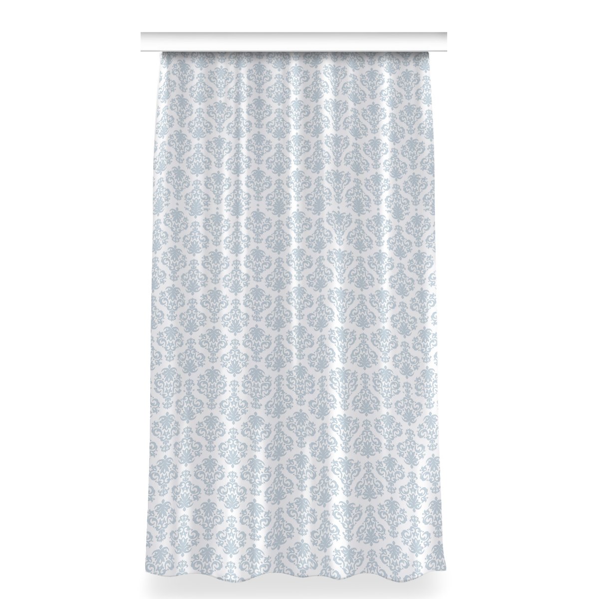 Gotowa zasłona z nadrukiem 150x280 Szary ornament, Fabricsy
