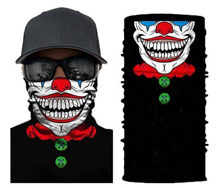 BQ34A BANDANA TERMOAKTYWNA KOMINIARKA WZÓR JOKER