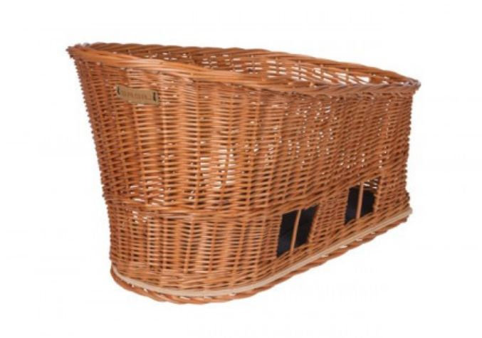 Basil Pasja Dog Bicycle Basket M MIK, natural 2021 Kosze na bagażnik 54022