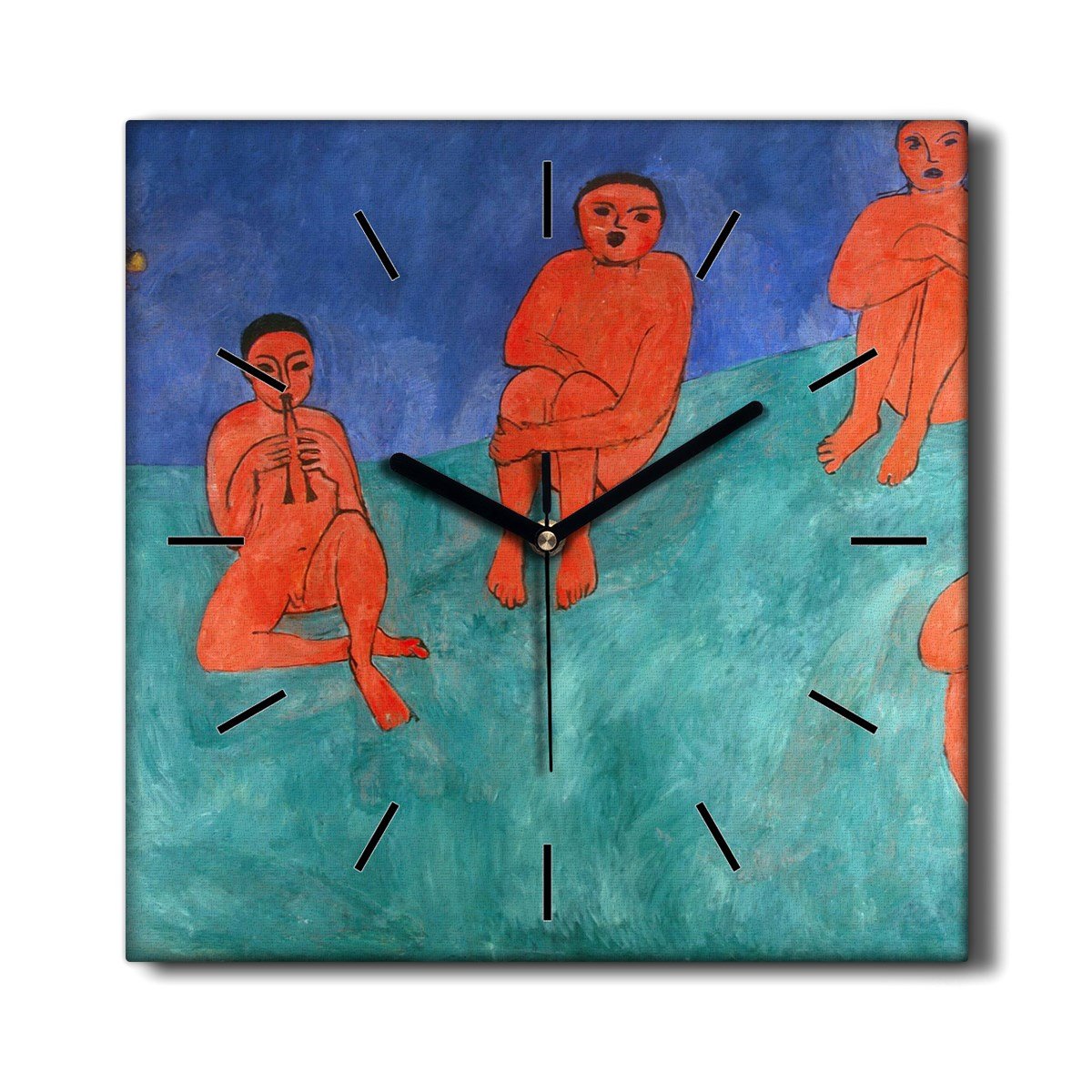 Zegar na płótnie loft Muzyka Henri Matisse 30x30, Coloray