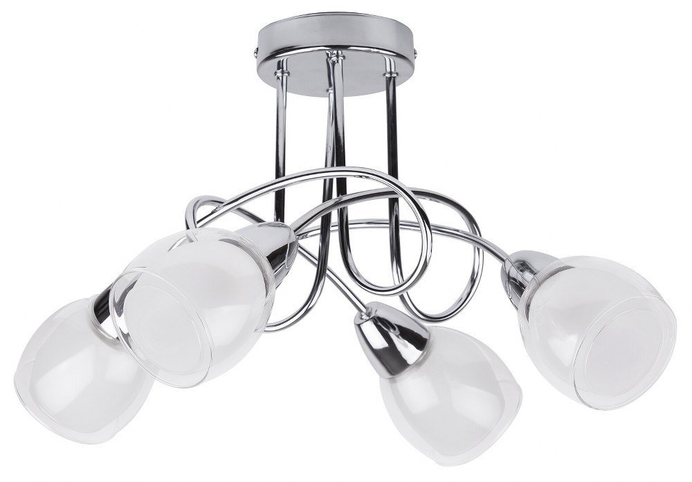 Rabalux Nowoczesna Oprawa sufitowa DAVE 6083 IP20 Chrom biały