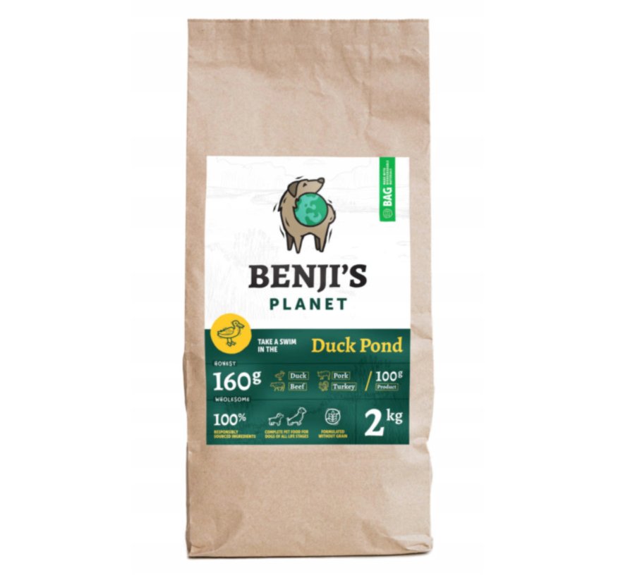 Benji's Duck Pond kaczka i wołowina 2kg