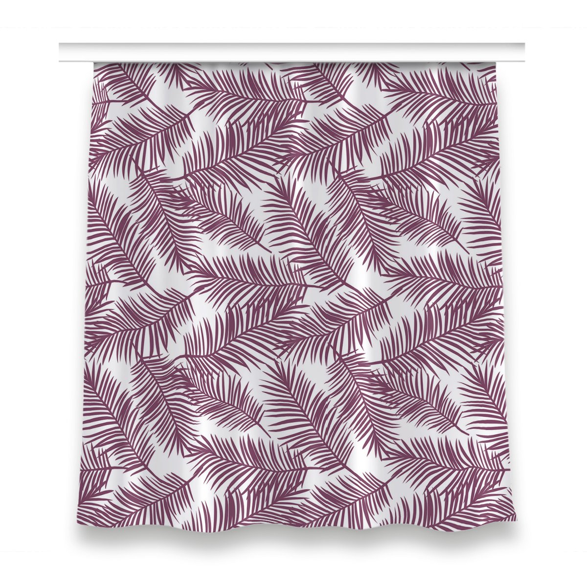 Klasyczna zasłona kolory 150x160 Purpurowe liście, Fabricsy