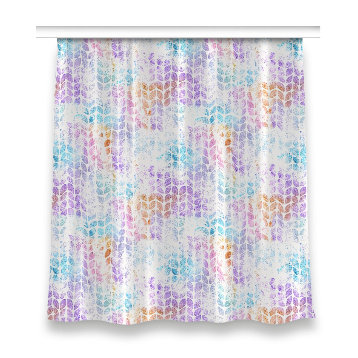 Klasyczna zasłona kolory 150x160 cm Liść Brokatowy, Fabricsy