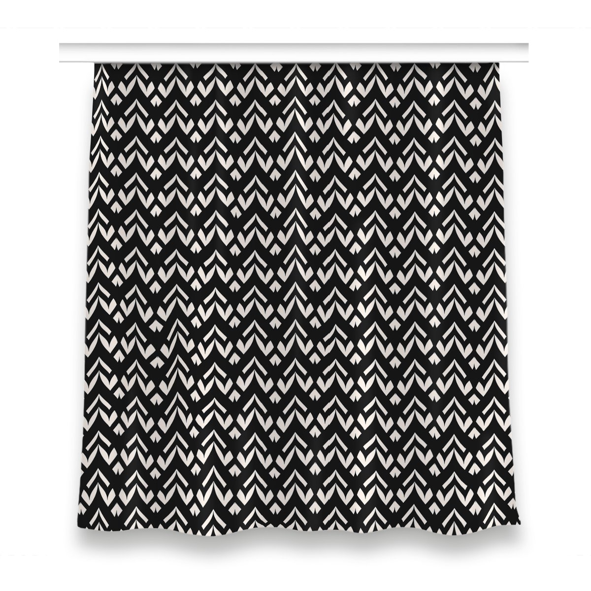Gotowa zasłona na taśmę 150x160 Skandynawski motyw, Fabricsy