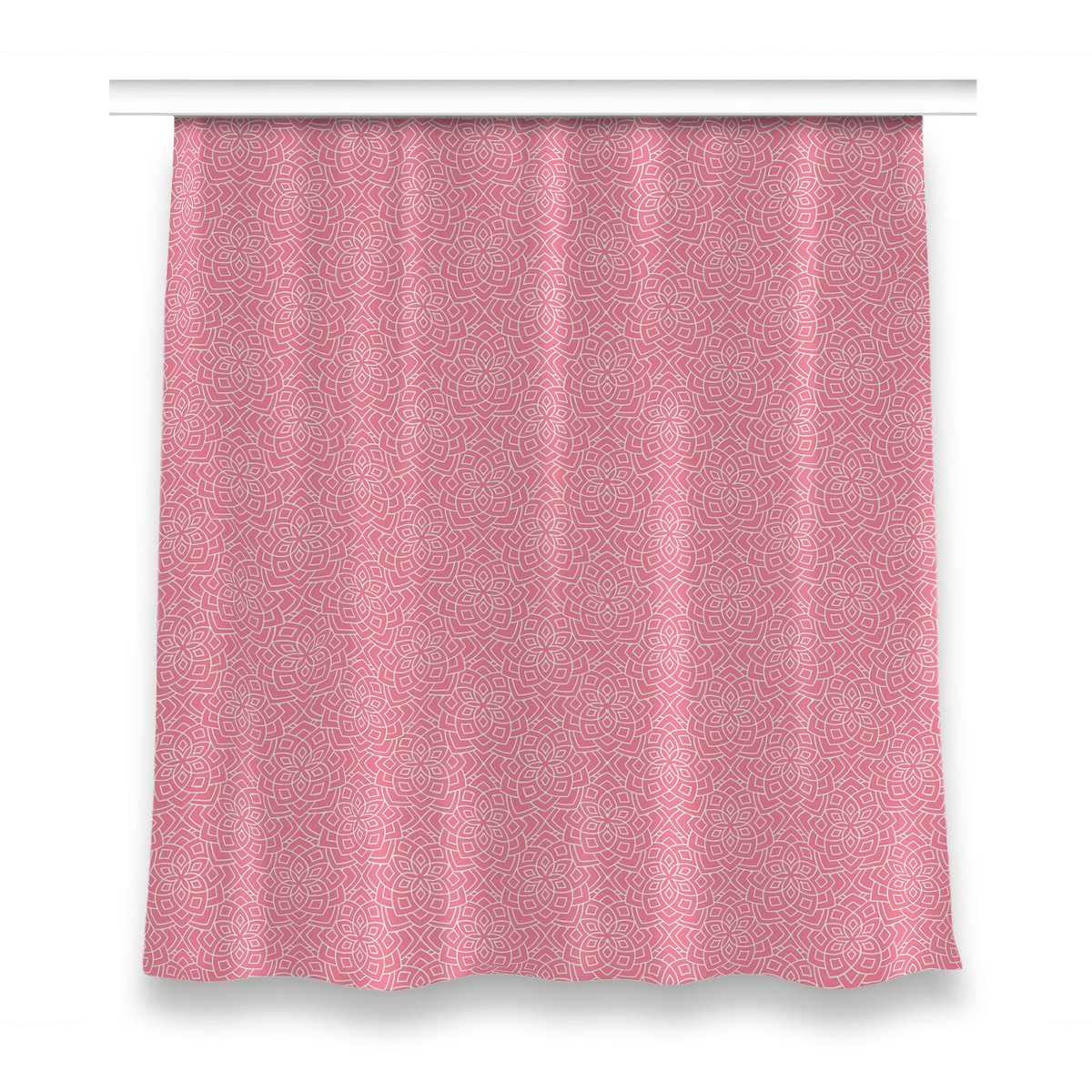 Zasłona gotowa do sypialni 150x160 Kwiatowy wzór, Fabricsy