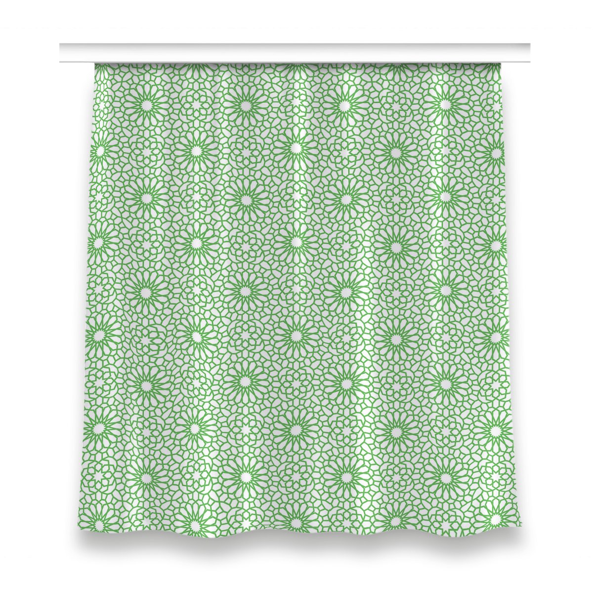 Gotowa zasłona na taśmę 150x160 Orientalne kwiatki, Fabricsy