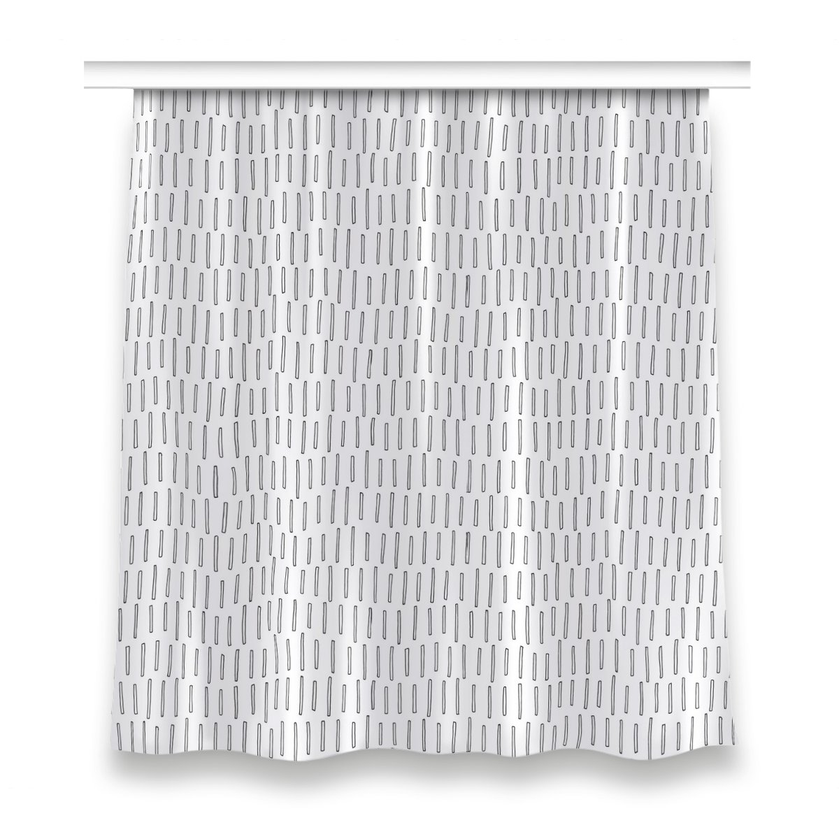 Gotowa zasłona z nadrukiem 150x160 Rysowane kreski, Fabricsy