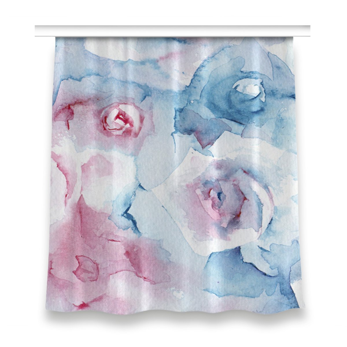 Gotowa zasłona do pokoju 150x160 Pastelowe Kwiaty, Fabricsy