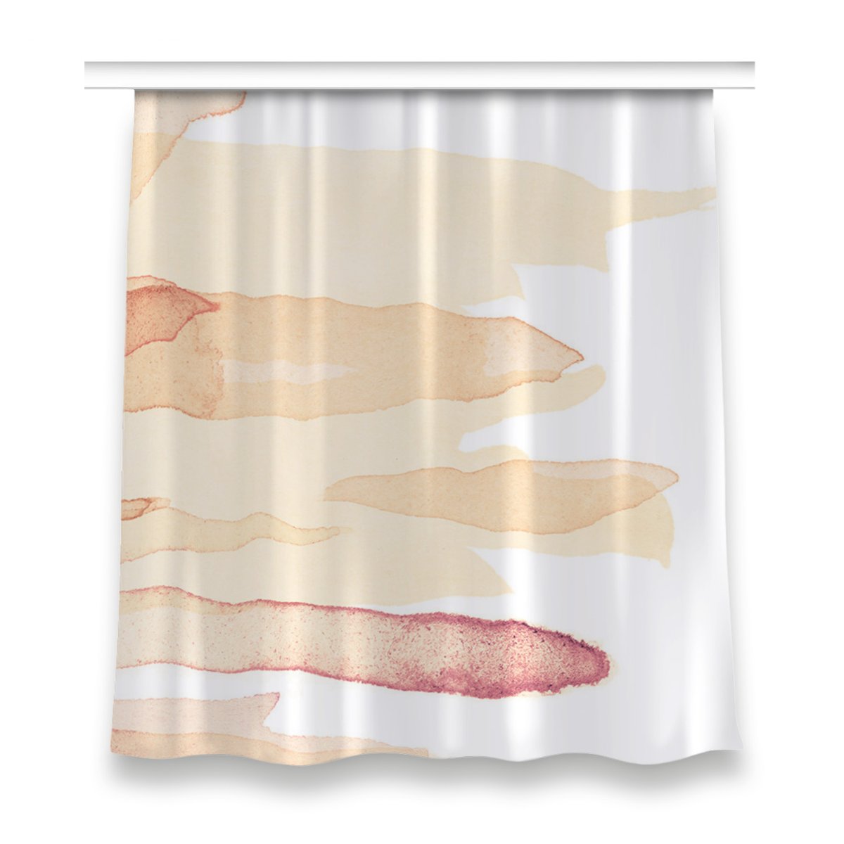 Gotowa zasłona z nadrukiem 150x160 cm Linie żółte, Fabricsy