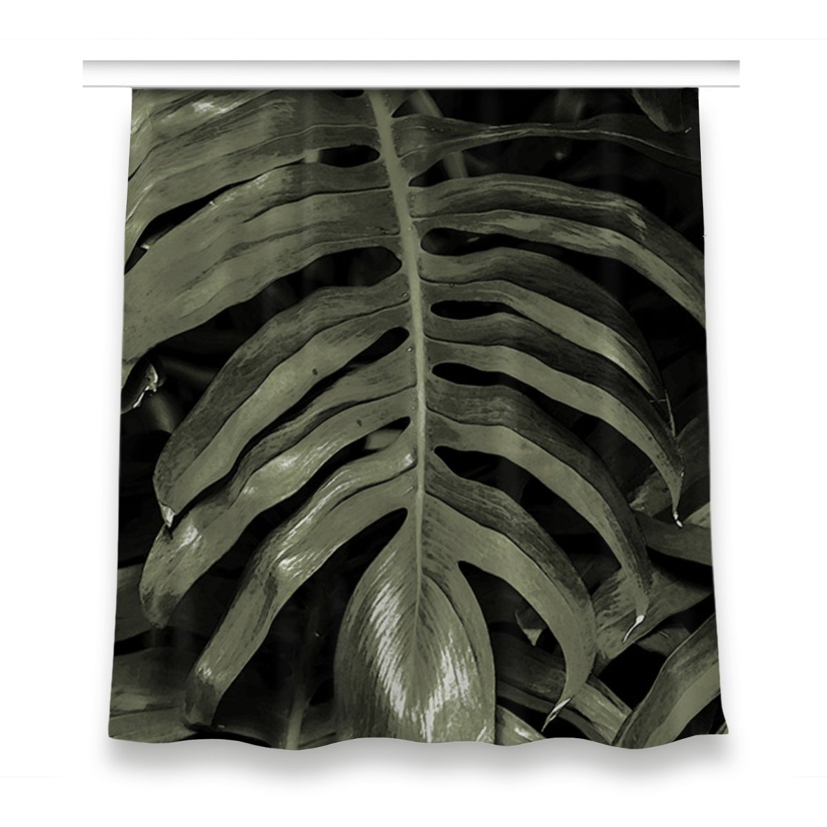 Klasyczna zasłona kolory 150x160 cm Liście bananów, Fabricsy