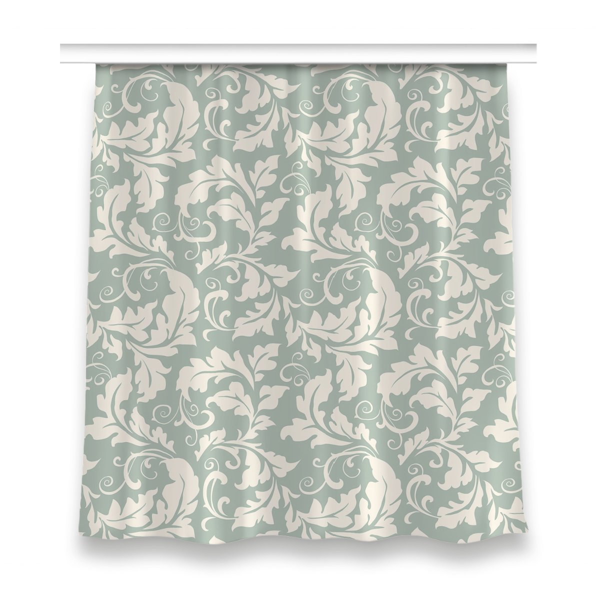 Klasyczna zasłona kolory wzór 150x160 Tapeta retro, Fabricsy