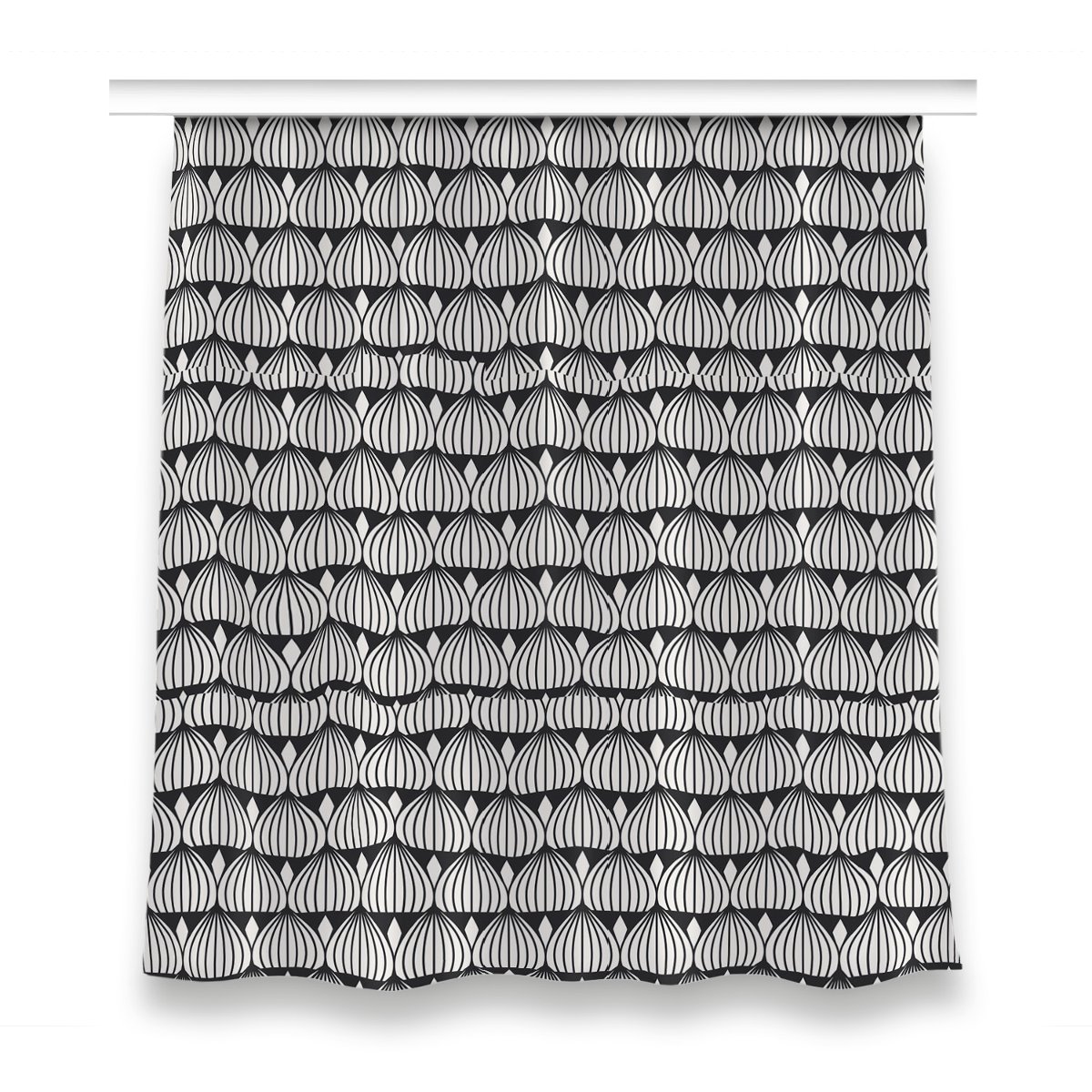 Klasyczna zasłona kolory wzór 150x160 Retro wzór, Fabricsy