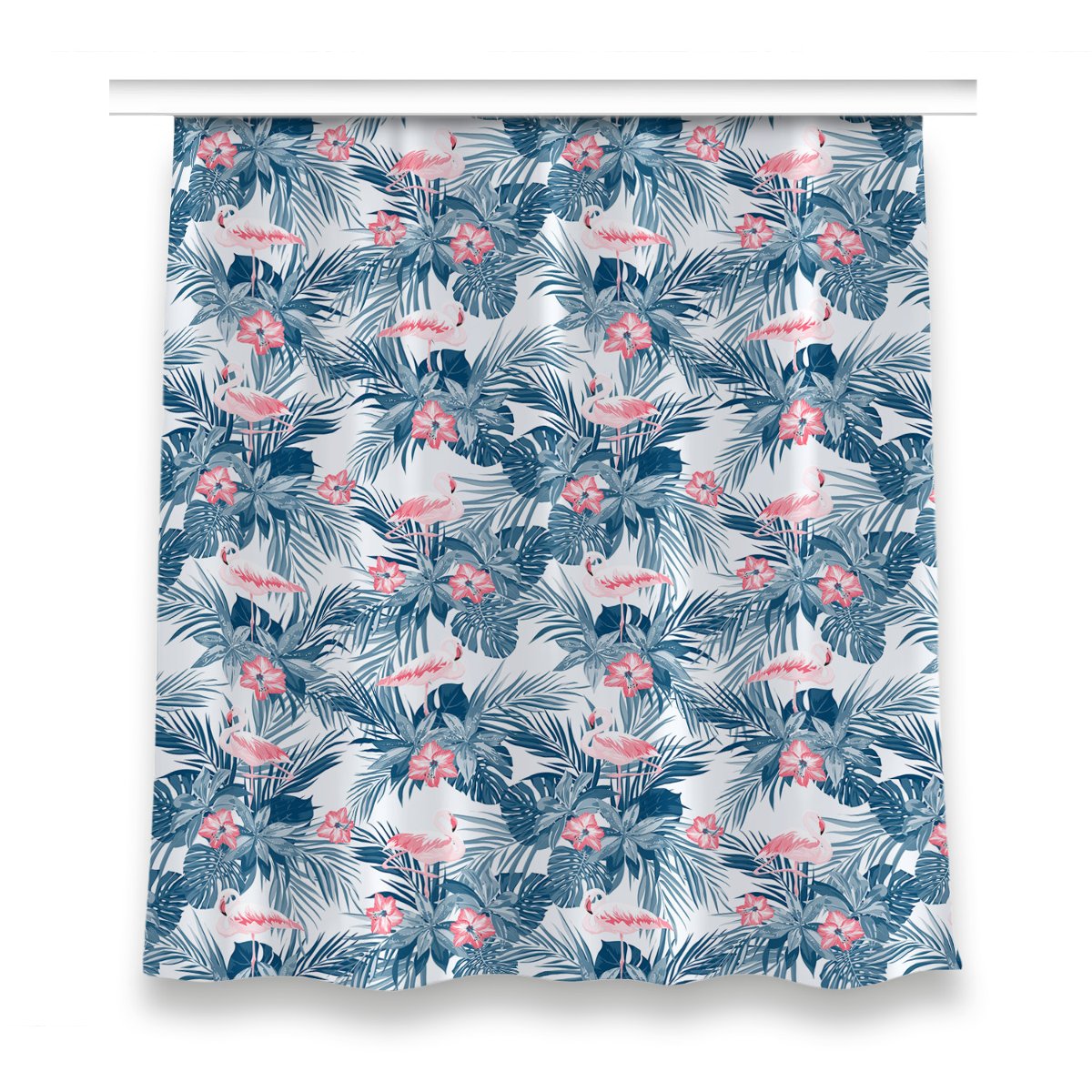 Klasyczna zasłona kolory 150x160 Tropikalne ptaki, Fabricsy