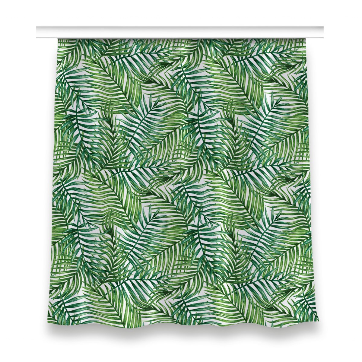 Gotowa zasłona do pokoju 150x160 Egzotyczne liście, Fabricsy