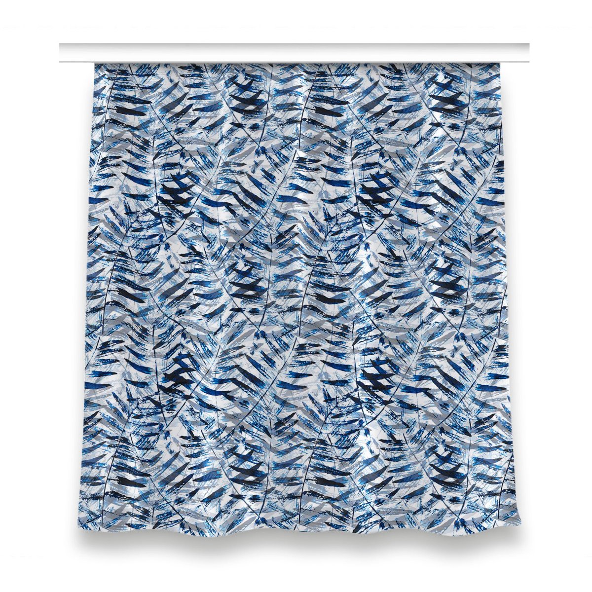 Klasyczna zasłona kolory 150x160 Tropikalne liście, Fabricsy