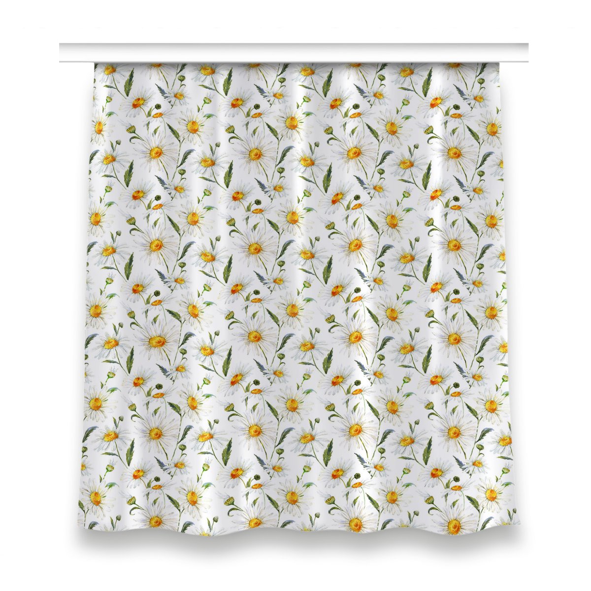 Gotowa zasłona z nadrukiem 150x160 Rumiankowe pole, Fabricsy