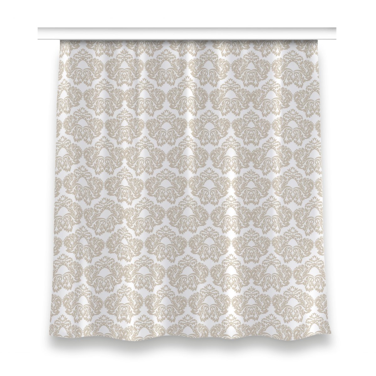 Zasłona z nadrukiem gotowa 150x160 Kwiatowy wzór, Fabricsy