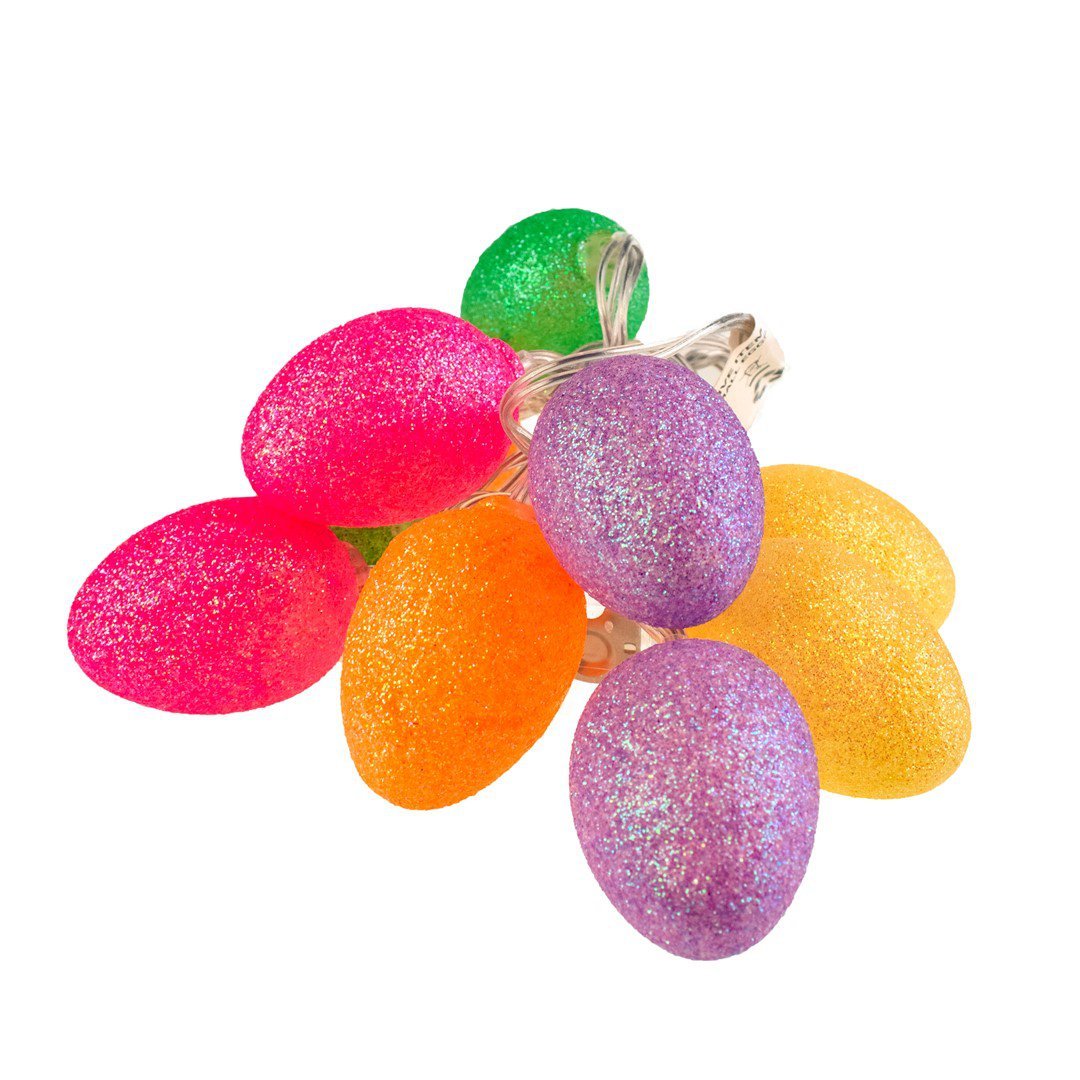 Eko-Light MALE PLASTIKOWE JAJKA Z BROKATEM EKD4932