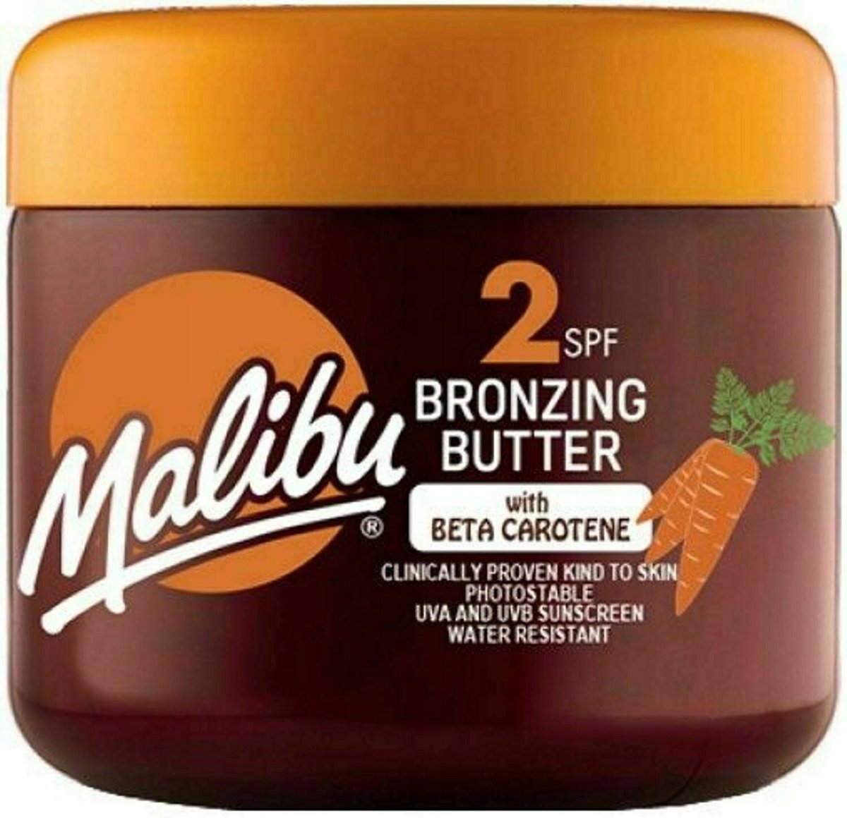 MALIBU Bronzing Butter SPF2 preparat do opalania ciała 300 ml dla kobiet