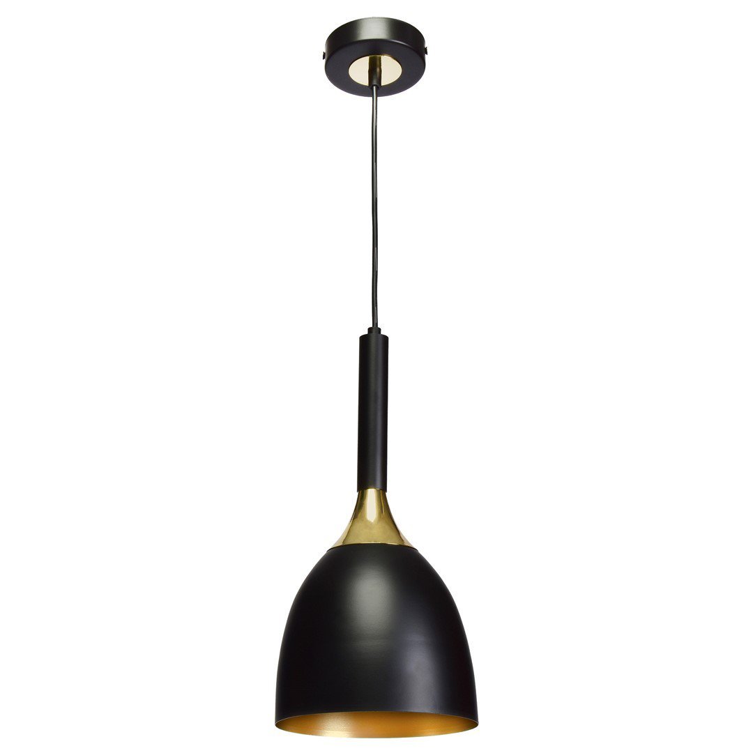 Milagro Lampa wisząca CLARK BLACK/GOLD 1xE27 MLP6221